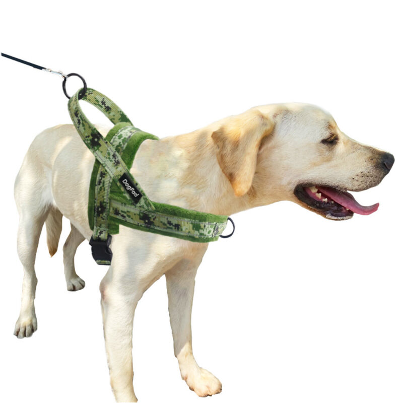 Pet Chest Strap With Flap For Comfortable Lining And Dog Leash – Bild 5